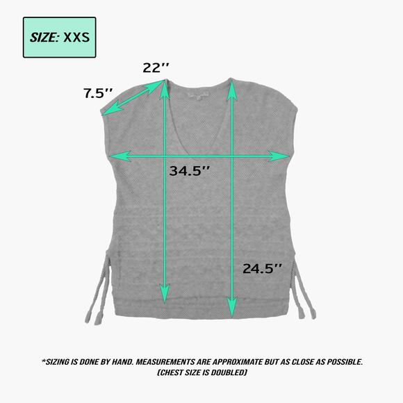 MADEWELL Women's Sailport Sweater-Vest (Gray | Size XXS) - Picture 7 of 7